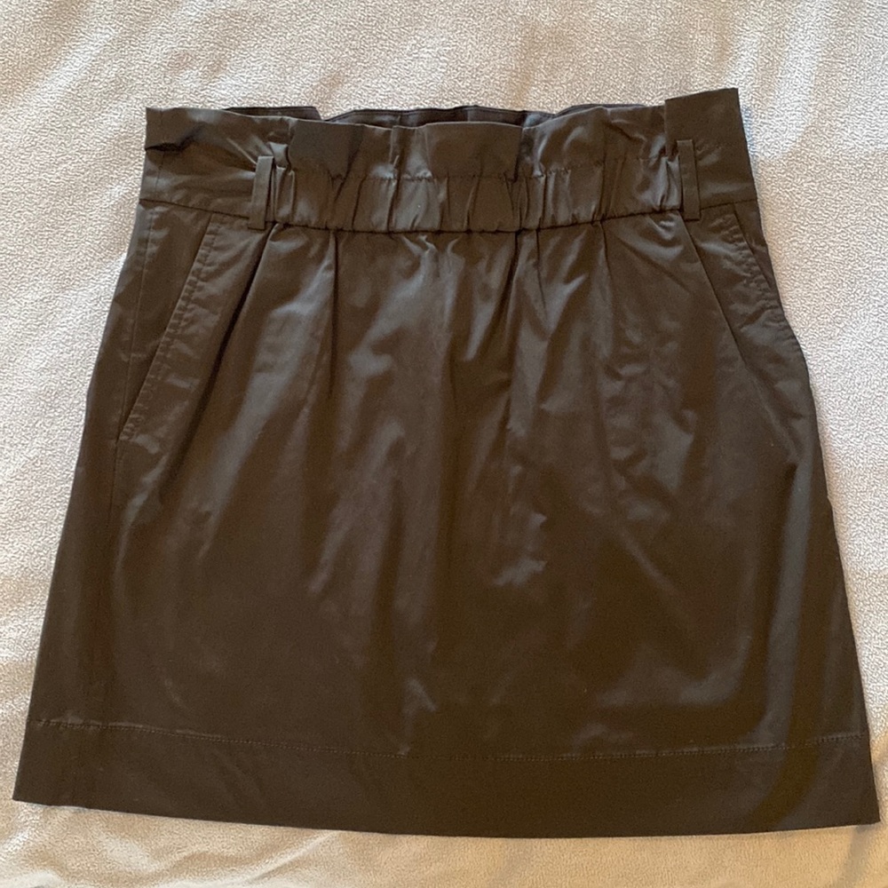 Banana Republic paper bag waist stretch skirt with pockets (8)